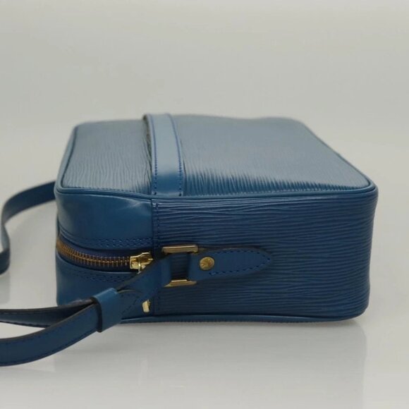 LOUIS VUITTON Epi Trocadero 27 Shoulder Bag Blue - Picture 4 of 14